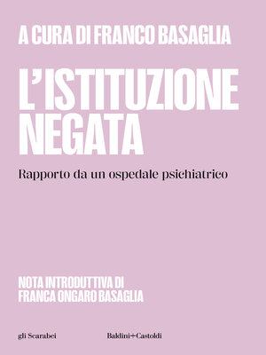 cover image of L'istituzione negata